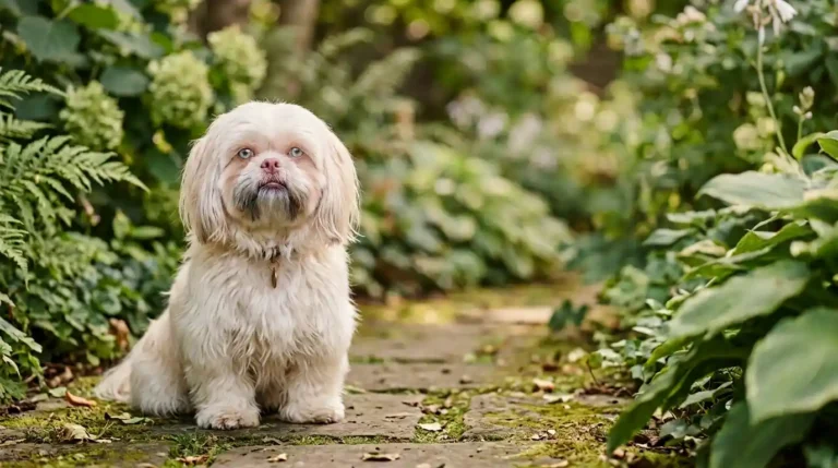 Albino Shih Tzu