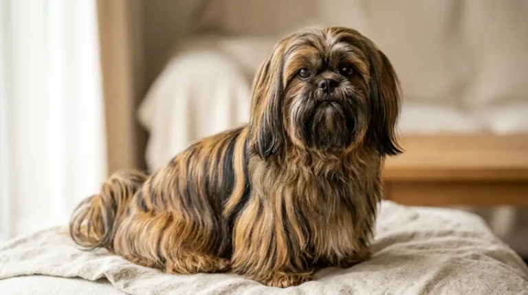 black brindle Shih Tzu