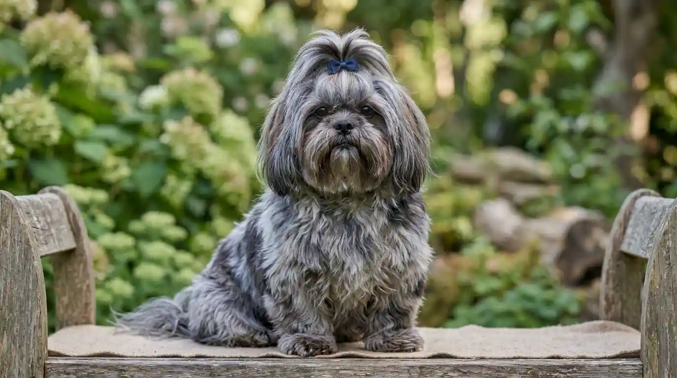 blue merle Shih Tzu