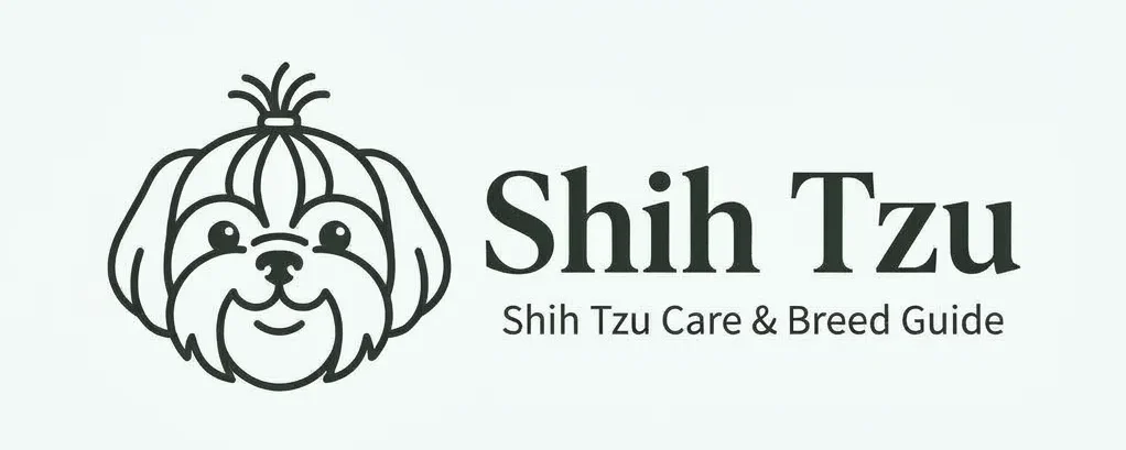Shih tzu dog logo