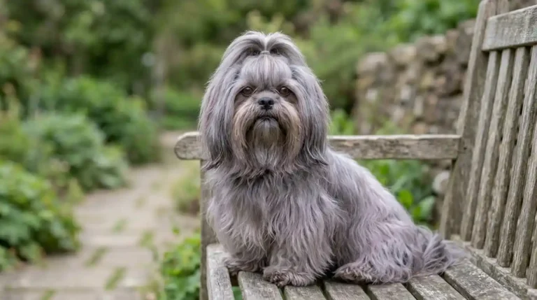 lavender blue Shih Tzu